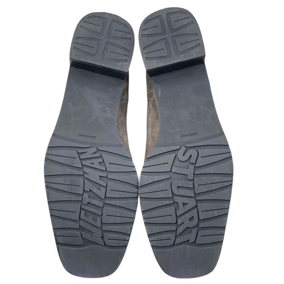 Stuart Weitzman Women’s Actnatural Gray Suede Pull On Ankle Boot Size US 9 - Picture 9 of 13